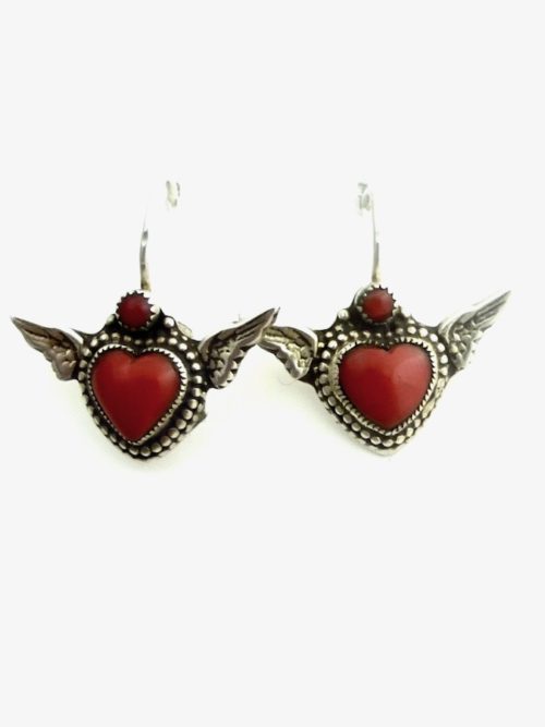 RED-CORAL-WINGED-HEART-EARRINGS