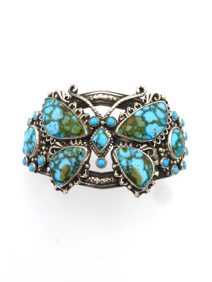 PolyChrome-Turquoise-Butterfly-Bracelet-1