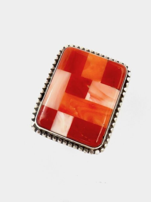 Coral-Mosaic-Rectangle-Ring