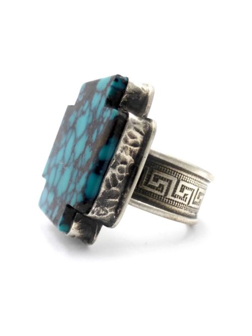 Turquoise-Cross-Ring