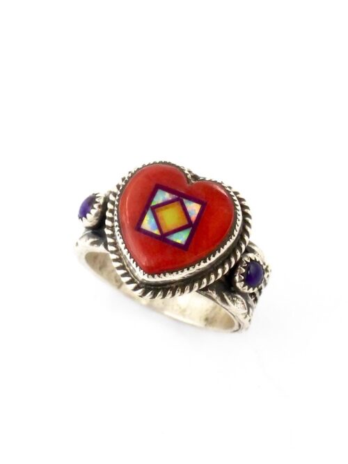 Red-Coral-Heart-Sugilite-Ring