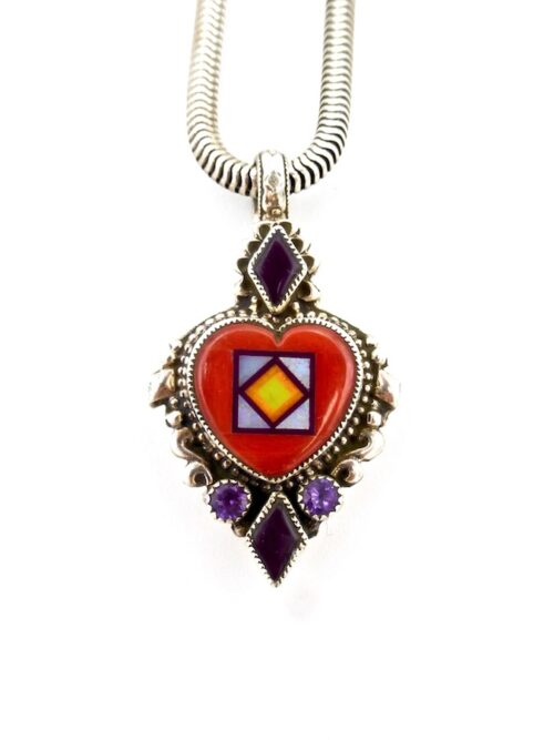 Red-Coral-Heart-Sugilite-Necklace