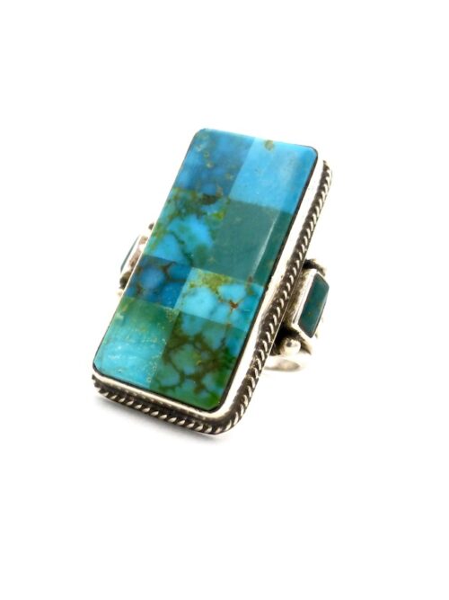 Turquoise-Mosaic-Rectangle-Statement-Ring-1-Green-Turquoise-Stone